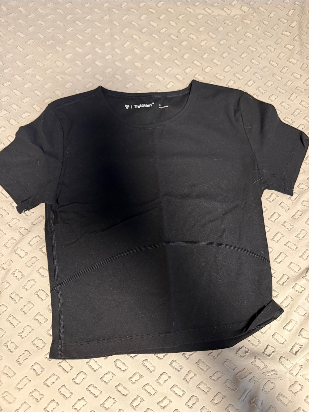Aritzia Black Short-Sleeve Crew Tee